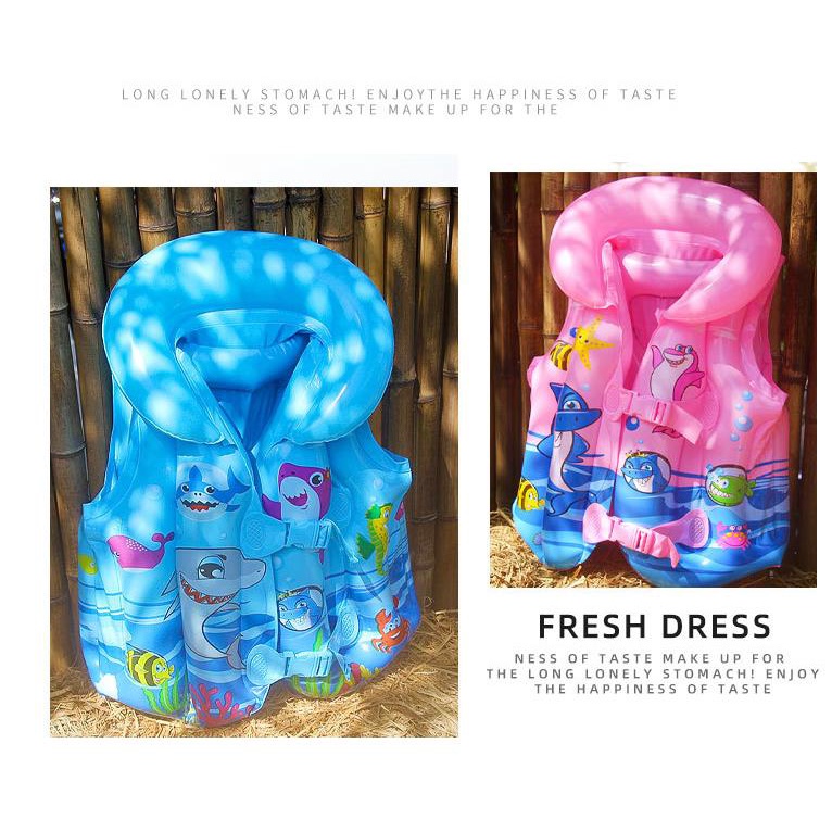 ℗Childs Inflatable Life Vest Baby Swimming Jacket Buoyancy PVC Floats Kid Learn to Swim Boating Safety Lifeguard Vest #8