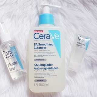 มีของพร้อมส่ง โฟมล้างหน้า CeraVe sa smoothing cleanser 236ml