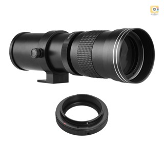 Camera MF Super Telephoto Zoom Lens F/8.3-16 420-800mm T Mount with Adapter Ring Universal 1/4 Thread Replacement for  EF-Mount Cameras EOS 80D 77D 70D 60D 60Da 50D 7D 6D 5D T