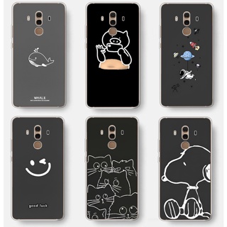 เคสโทรศัพท์มือถือ ซิลิโคนนิ่ม TPU สําหรับ Huawei Mate 10 Pro Mate 9 Pro