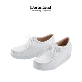 Dortmuend ProSeries Wallabee JS908 002-000 White รองเท้าสุขภาพ รองเท้าหมอและพยาบาล สำหรับผู้ที่ยืน-เดินนาน