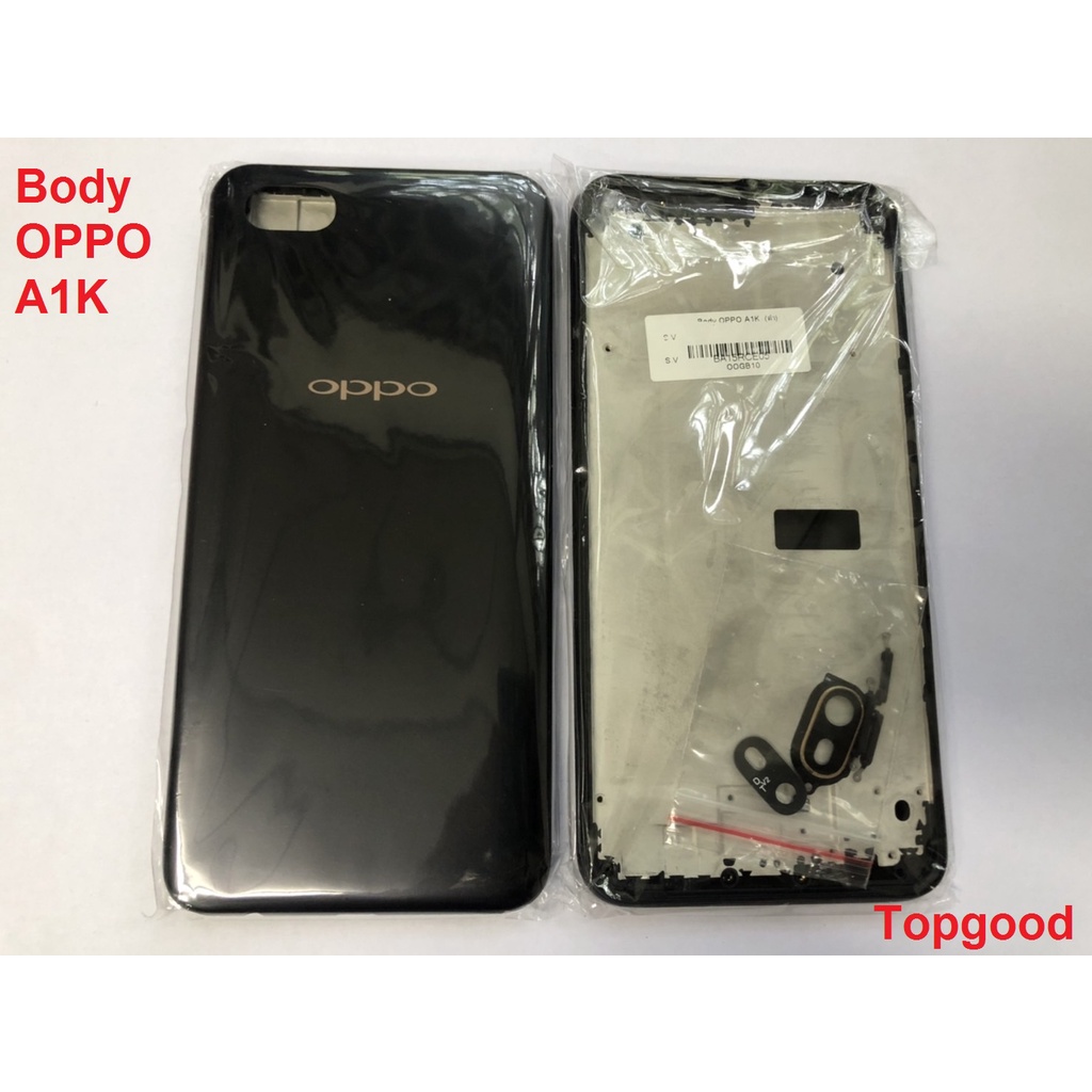 บอดี้ชุด รุ่น oppo a1k บอดี้ oppo แกนกลาง+ฝาหลัง งาน ใหม่