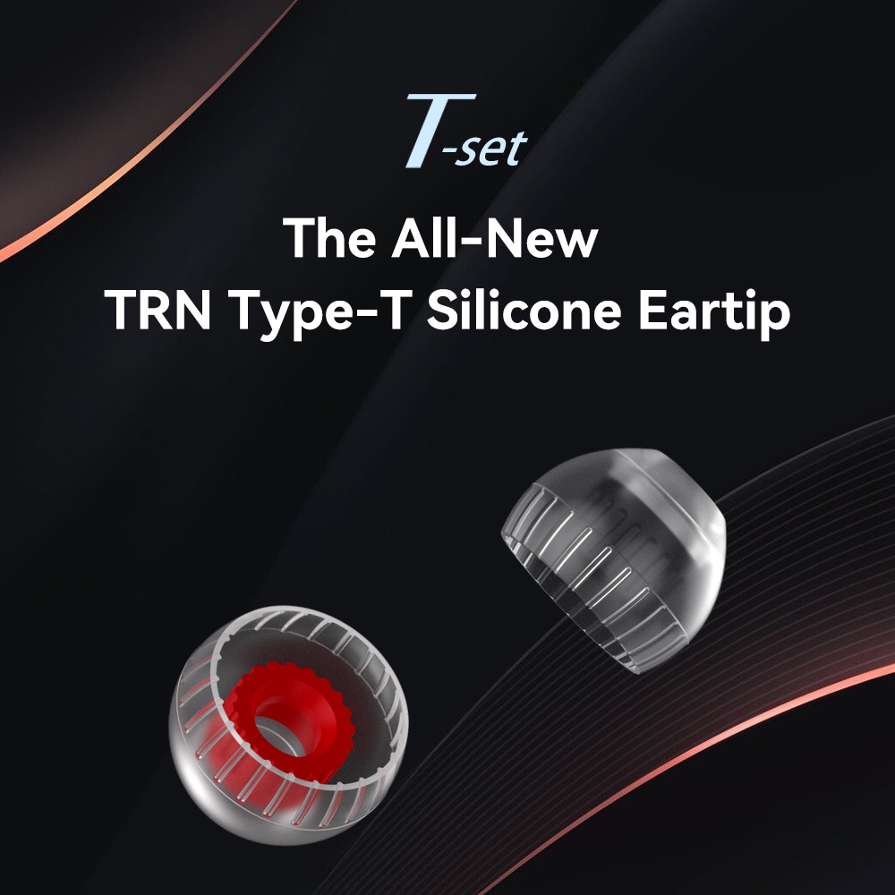 Trn T-ชุดซิลิโคน Eartips 3 คู่หูฟังชุดหูฟังหูฟังสําหรับ TRN KZ QKZ SIMGOT MOONDROP CCA TFZ หูฟัง