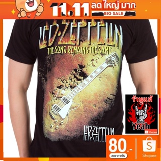 เสื้อวง Led Zeppelin เสื้อ เลด เซพเพลิน ร็อคในตำนาน ลายอมตะ เสื้อวินเทจ RCM300