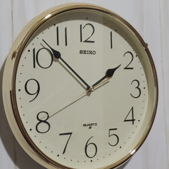 Seiko Wall Clock/seiko นาฬิกาแขวน QXA001 - สีทอง