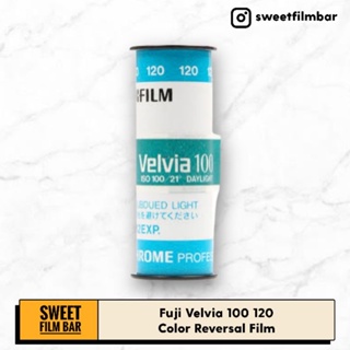 [120color	E6]	Fuji	Fujichrome Velvia 100	Medium Format		Color Reversal Film		|	Sweet Film Bar	ฟิล์มสีสไลด์