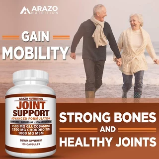 Glucosamine Chondroitin ขมิ้น Msm Boswellia - Joint Relief Support อาหารเสริม 60/120 แคปซูล