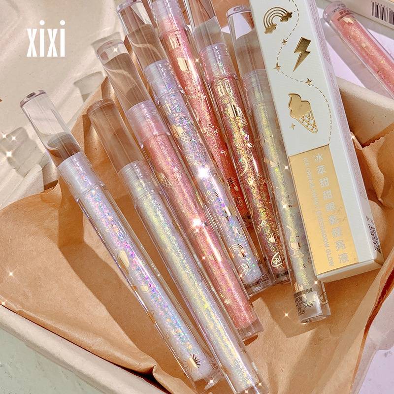Xixi พาเลท อายแชโดว์ ชิมเมอร์ เนื้อลิขวิด