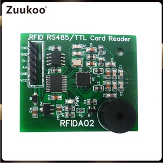 เครื่องอ่านการ์ดวงจรรวม RFIDA02 RS485 RS232 (TTL) UART 13.56MHz RFID UID DC5V-18V