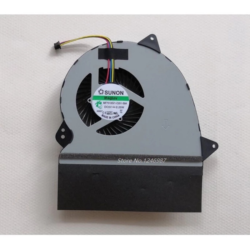 แล็ปท็อปใหม่พัดลมระบายความร้อน CPU สําหรับ ASUS GL552V GL552VX ZX50V GL552VW-DH71 13N0-SNP0101 13N0-