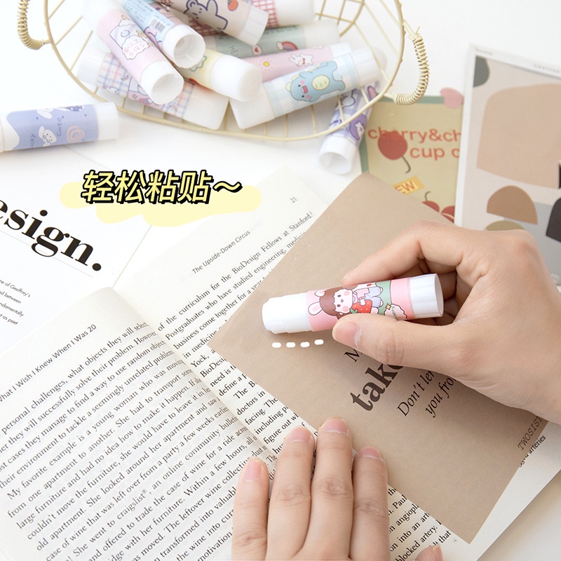 การ์ตูนกาวแข็งความหนืดสูงสํานักงานกาวติดอุปกรณ์สํานักงานโรงเรียน