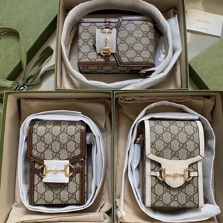 🥰New Gucci horsebit phone bag น่ารักมาก มี 2สี เลือกได้ ค่ะ