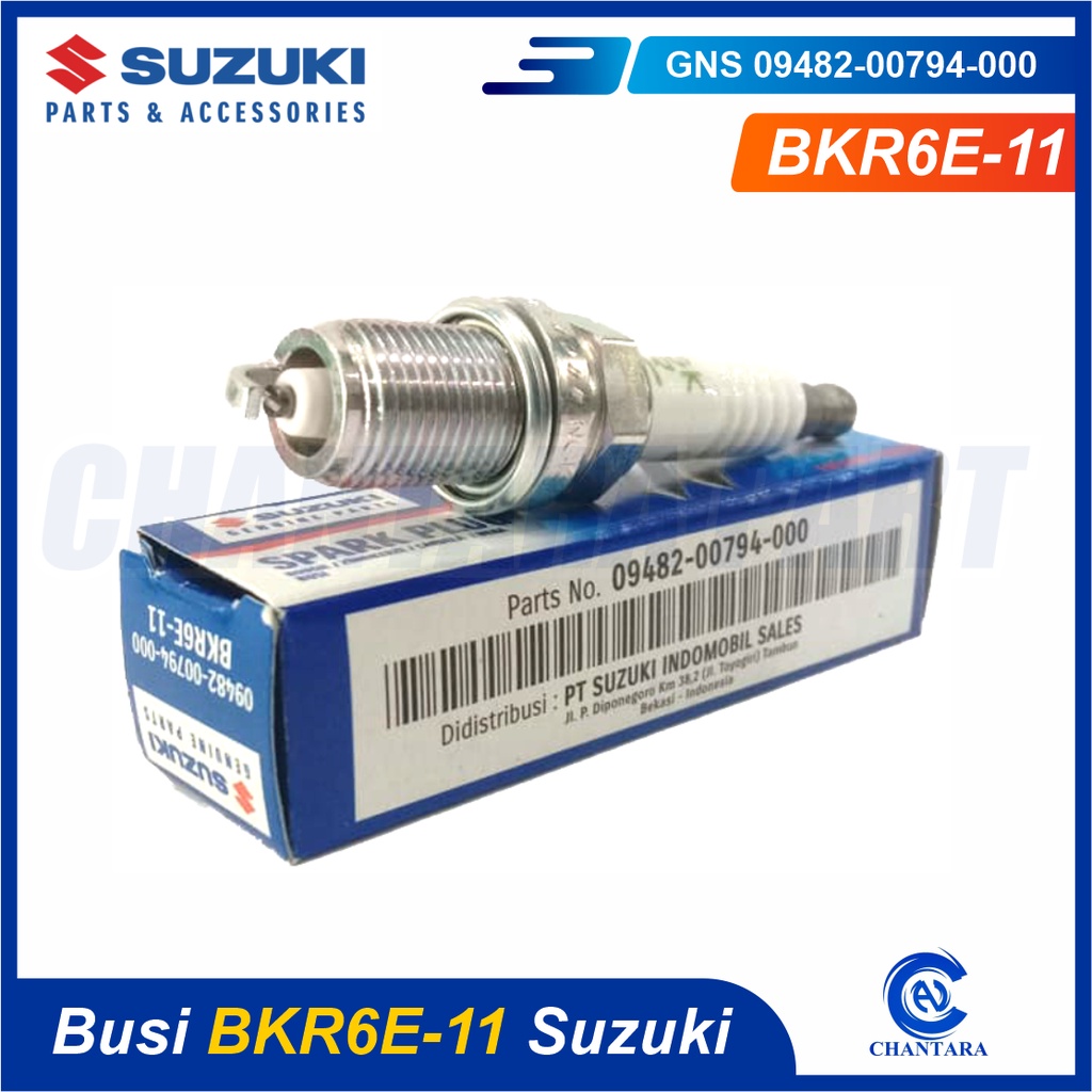 หัวเทียน BKR6E-11 SUZUKI ของแท้ ของแท้ 100%