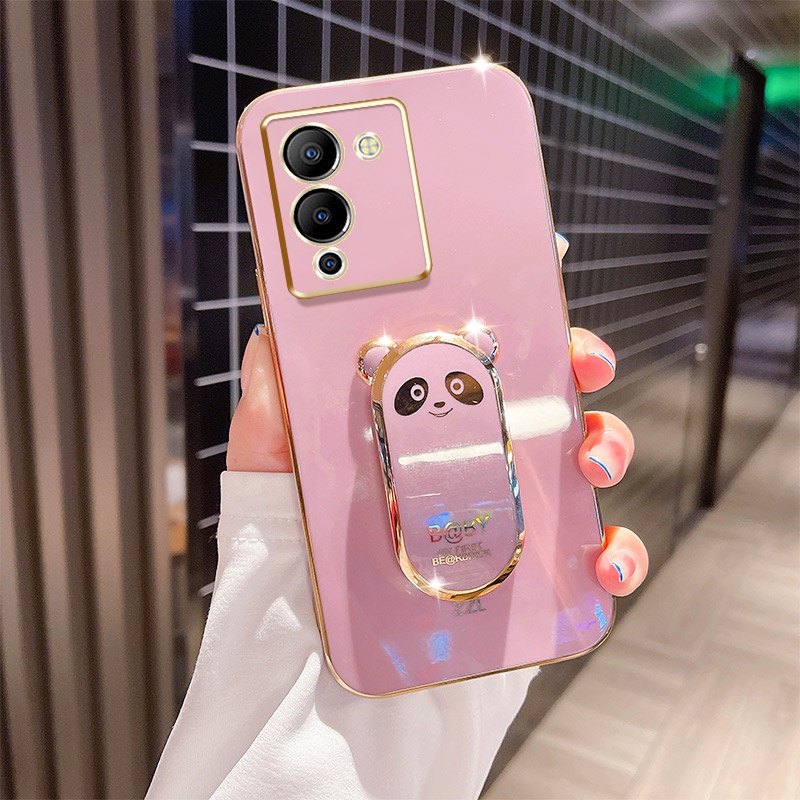 เคส Infinix Note 12 G96 X670 หมีน่ารัก softCASE ปลอกซิลิโคน รวมทุกอย่างป้องกันเลนส์ 6D เคสชุบ