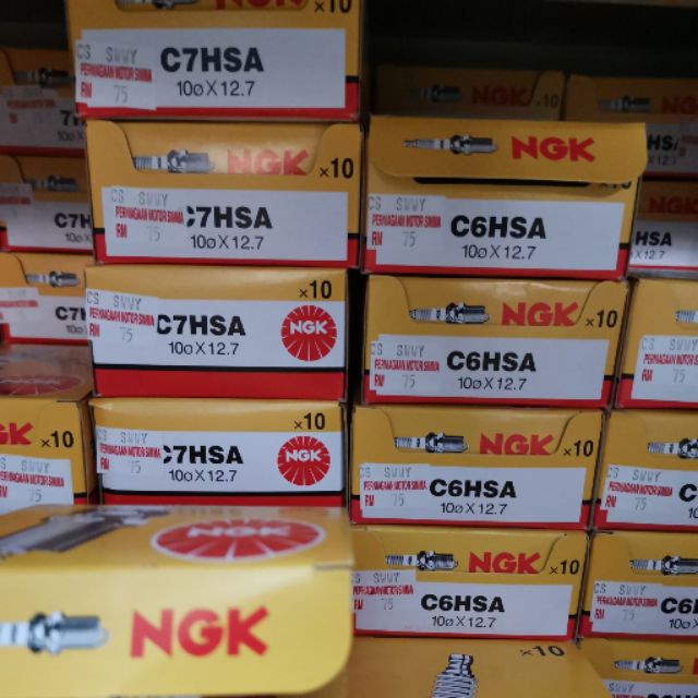 NGK SPARK PLUG C6HSA C7HSA สําหรับ HONDA EX5 C70 KRISS EGO