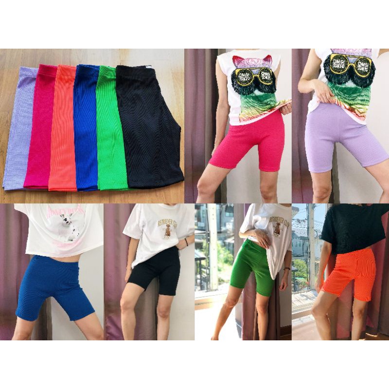 กางเกงขาสั้น Biker Shot มี Size : M, L