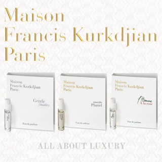 [พร้อมส่ง] MFK Maison Francis Kurkdjian Parfum Sample 2ML (ขนาดทดลอง)