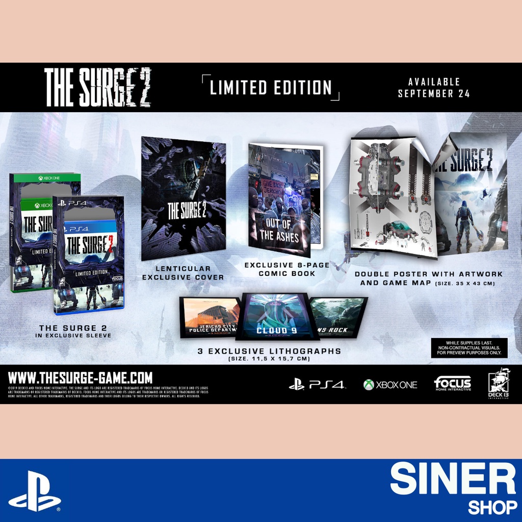 🎮 [ PS4 ] : THE SURGE 2 LIMITED EDITION (R1)