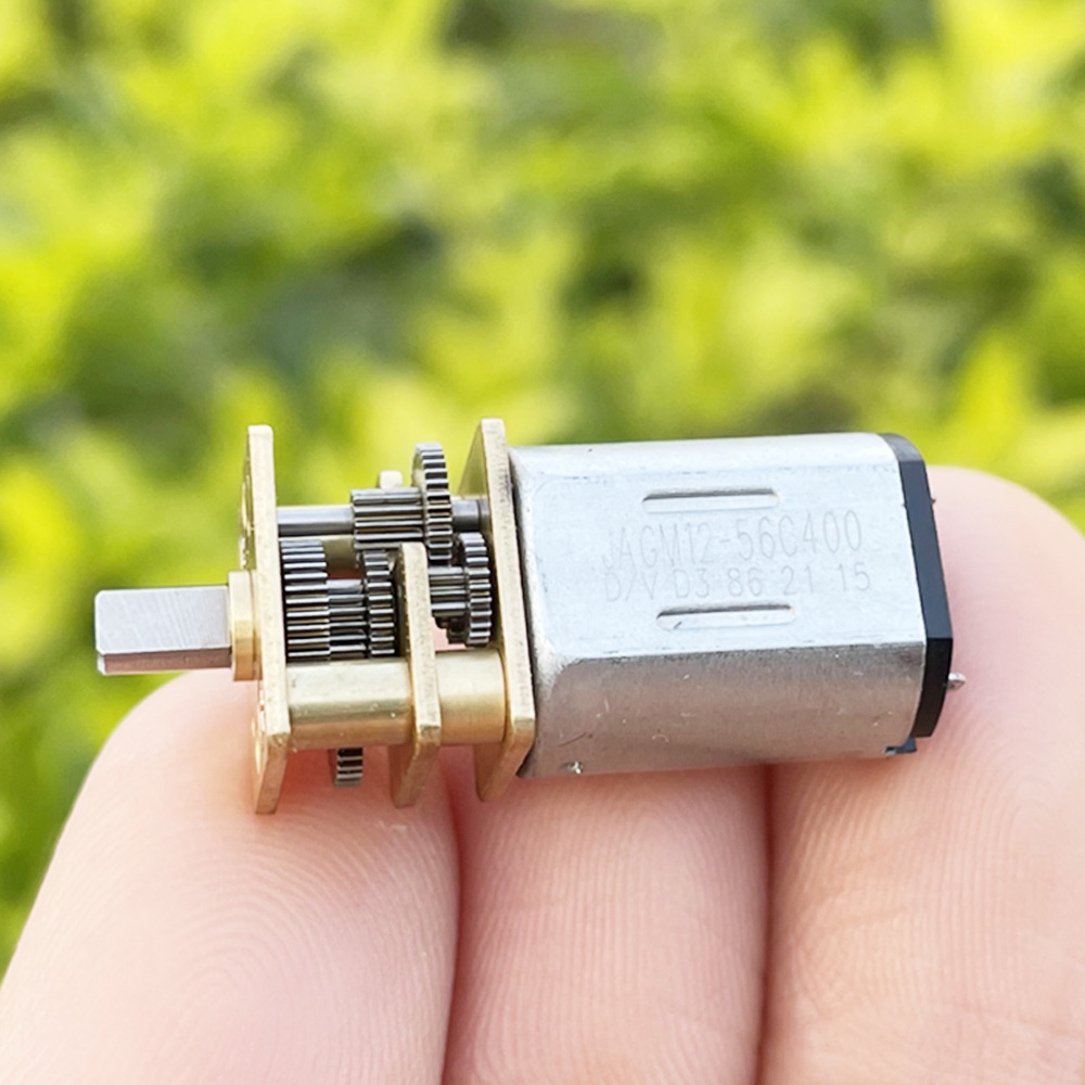 DC 3V-12V Mini N20 มอเตอร์เกียร์ 24RPM-100RPM ความเร็วช้าแรงบิดสูงโลหะทั้งหมดไฟฟ้า Micro Reduction ม