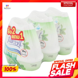 ฟาร์เซ็นท์ เซ็นท์เต็ด เจล เจลตะไคร้หอมไล่ยุง 200 ก. แพ็ค 3Farcent Scented Gel Lemongrass Mosquito Repellent 200 g. Pack