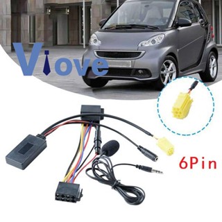 อะแดปเตอร์เสียงบลูทูธ 6Pin สําหรับ 159 500 LANCIA Musa Smart Fortwo 451