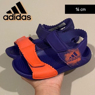 ADIDAS รองเท้าเด็กมือสองของแท้100% 💜พร้อมส่ง🧡 sz 16 cm