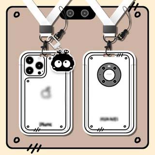 เคสใส่บัตรรถบัส รถไฟใต้ดิน ABS สองมิติ พร้อมสายคล้องคอ สําหรับนักเรียน โรงงาน