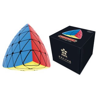 Yuxin Huanglong Pyraminx รูบิคปริศนา 4x4 5x5 5x5 ไร้สติกเกอร์ ของเล่นคลายเครียด