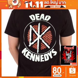 เสื้อวง Dead Kennedys เสื้อยืด เดดเคนเนดีส์ เสื้อยืดผู้ชาย Rock เสื้อวินเทจ RCM730