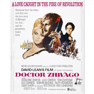 [DVD] Doctor Zhivago ด็อกเตอร์ชิวาโก : 1965 #หนังฝรั่ง (ดูพากย์ไทยได้-ซับไทยได้) สงคราม ดราม่า โรแมนติก