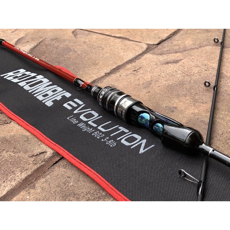 MAJOR LABEL RED ZOMBIE EVOLUTION UL SPINNING FISHING CARBON ROD JAPORORE FLEXIS ULTRA UL CARBON ROD