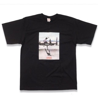 HA เสื้อยืด Supreme เสื้อ supreme skateboard tshirt oversize เสื้อยืดย้อนยุค