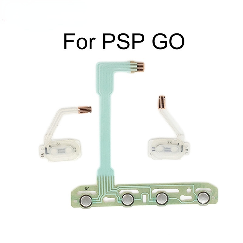 Home Volume Select Start & ปุ่มซ้ายและขวา Key LR Trigger Ribbon Flex Cable Replacement สําหรับ PSP GO แผ่นนําไฟฟ้า