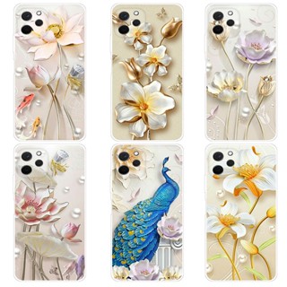 เคส หัวเหว่ย Huawei Nova Y61 Case การ์ตูน Flower เคสซิลิโคน Soft TPU โทรศัพท์มือถือ Back เคส