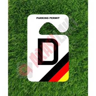 ที่แขวนด้านหลังรถยนต์ D Germany PARKING PERMIT