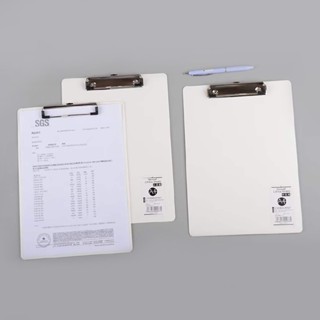 คลิปบอร์ด A4 กระดานรองเขียน Little Shell Clipboard สีขาว รุ่น 1615-3