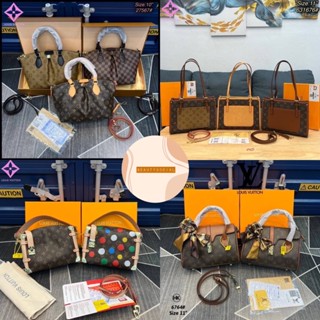 ✨new✨ MS LV กระเป๋าแบรนด์เนม กระเป๋าปั้มแบรนด์👛 code 6764 L6770 631676 27567 size 9” 10” 11”