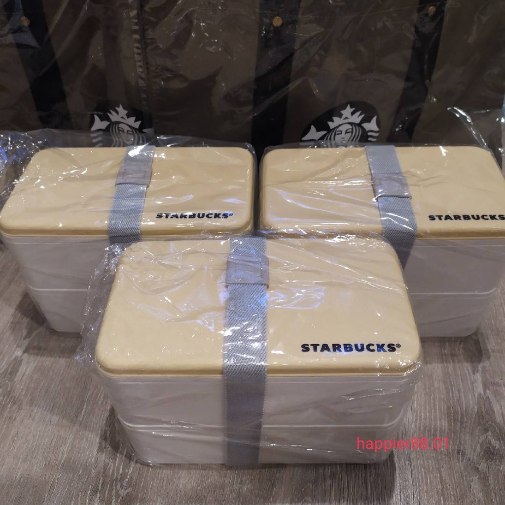 กล่องข้าว Starbucks กระเป๋าใส่กล่องข้าว Starbucks ของแท้ 100% จาก shop starbucks