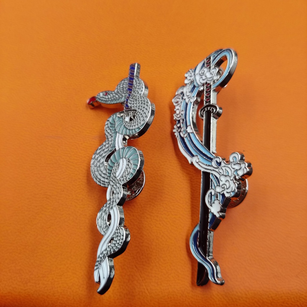 เข็มกลัด รูปการ์ตูนอนิเมะ Demon Slayer สไตล์ญี่ปุ่น เครื่องประดับ สําหรับเพื่อน - รูปที่ 6