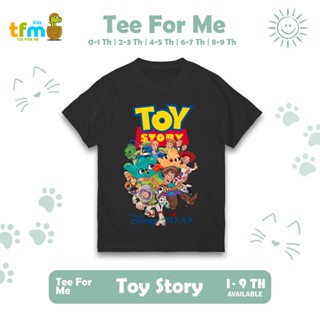 เสื้อยืด พิมพ์ลายการ์ตูนดิสนีย์ Toy Story แฟชั่น สําหรับเด็กผู้ชาย และเด็กผู้หญิง 0 1 2 3 4 5 6 7 8 9 ปี K137