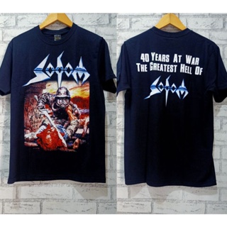 เสื้อยืด ลาย Sodom - 40 ปี At War