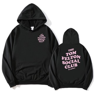 เสื้อกันหนาว มีฮู้ด ลาย Tom Felton Merch สําหรับผู้ชาย และผู้หญิง 7NPS