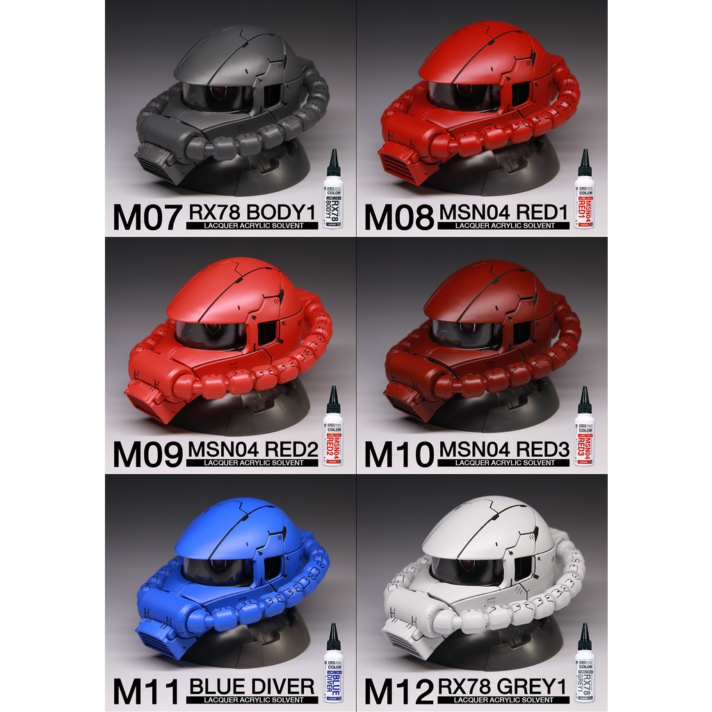 MS Color Series สูตรแลคเกอร์อะคิลิค | ชนิดสีทึบ | มีให้เลือกมันเงาและด้าน