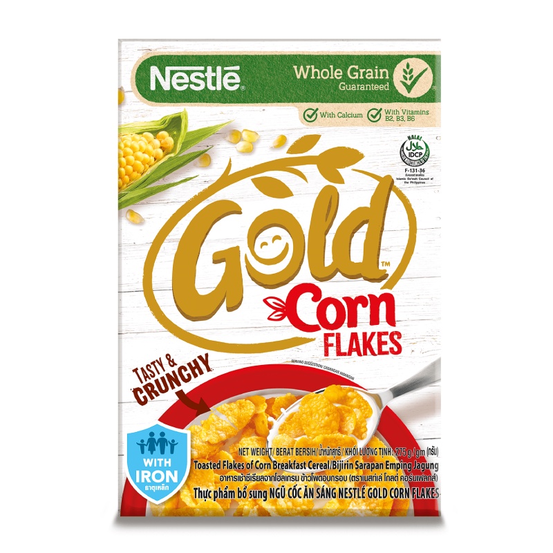 Nestle Gold Cornflakes เนสท์เล่ โกลด์ คอร์นเฟลกส์ ซีเรียล 275 กรัม