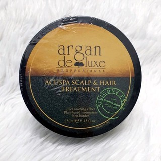 Argan Deluxe Acuspa Scalp &amp; Hair Treatment 250 ml ทรีทเม้นท์ ช่วยกระตุ้นการไหลเวียนโลหิตบนหนังศีรษะ