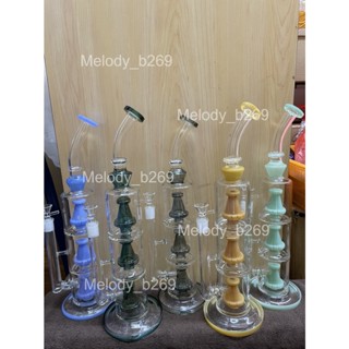 บ้องแก้ว Glass Bong ขวดแก้วสมุนไพร สูง 16 นิ้ว = 41.5 cm