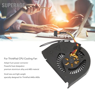 Superage พัดลมระบายความร้อน Cpu โลหะ Abs 5Pin Dc 5V 2.25W อินพุต สําหรับแล็ปท็อป Thinkpad T440S T450S