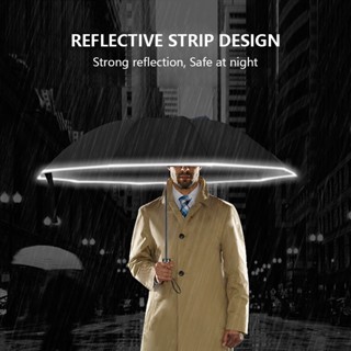 10 Ribs Umbrella Fully Automatic Reflective Umbrella Reverse Folding Multifunctional Sunshade &amp;amp; Rain Umbrella Car Tr