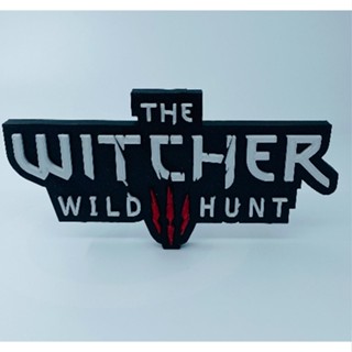 The WITCHER โลโก้ (พิมพ์ลาย 3D)