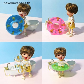 {NEW3} ห่วงยางลอยน้ํา รูปเป็ดน่ารัก สําหรับตกแต่งบ้านตุ๊กตา 2 ชิ้น {newwavebar3.th}